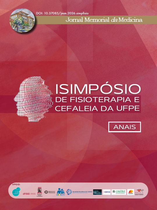 					Visualizar 2025: Anais do I Simpósio de Fisioterapia e Cefaleia de UFPE
				